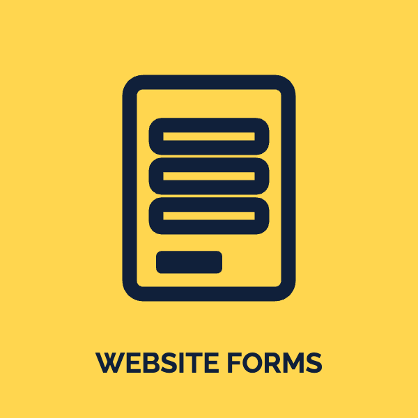 Website form icon