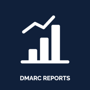 Bar chart icon: DMARC reports